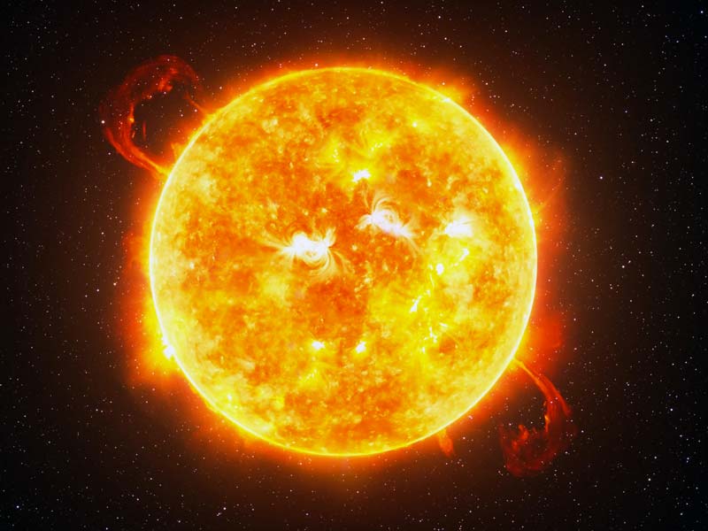 A fúria do sol do como, que não significa comer